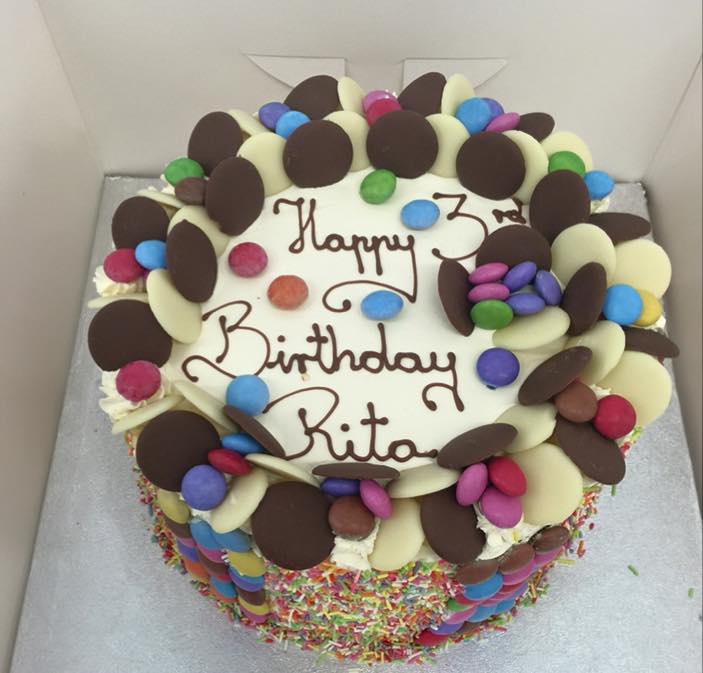Custom birthday cake